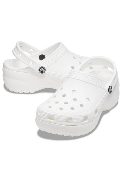 Crocs Classic Platform Clog W Women - White Slippers 206750 -100