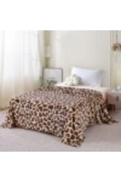 Pucioasa Patura cocolino 200x230cm cu imprimeu leopard
