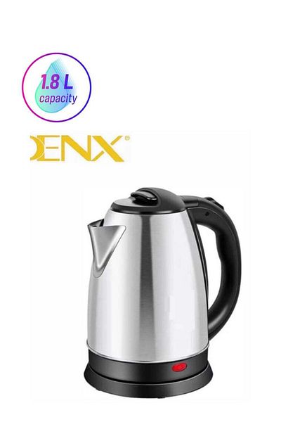 Denx Electric kettle capacity 1.8 liters1500 watts silver DX1774