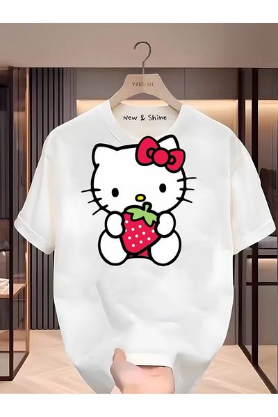 New Shine Μπλουζάκι με στάμπα Hello Kitty