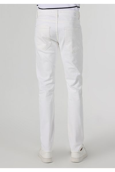 Colin's Ανδρικό λευκό τζιν παντελόνι Straight Fit
