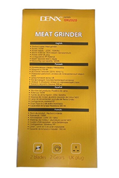 Denx DX2020 Meat Grinder