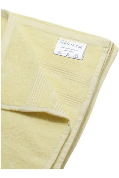 RISHAHOME Face Towel Yellow 33x33cm