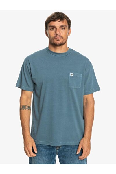 Quiksilver Eqykt04265-Byg0 Naturaldye m Kttp Men's Sports T-Shirt Blue