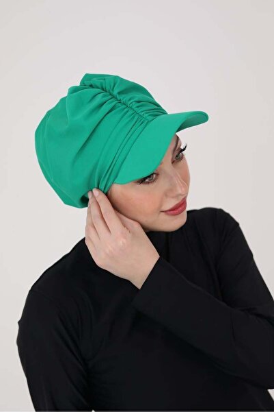 NS Tasarım Tesettür Mayo Boneta cu vizor Mila Turkuaz