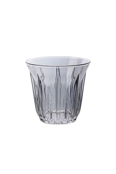 MIBRU Coffee cortado glass cup smoke black 130ml