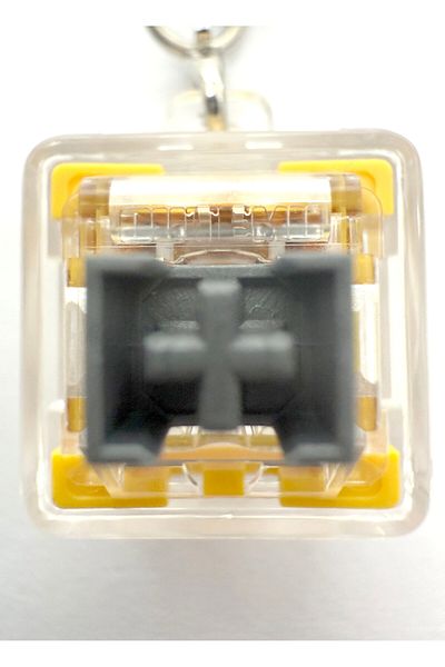 SPELT Outemu Yellow Yellow Mechanical Switch Key Stress Throw Button Test Keychain Keycap