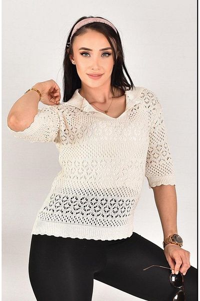 Pearl Life Women's Openwork Summer Sweater