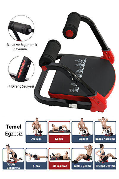 kochler Wonder Core Mekik-çok Fonksiyonlu Mekik Ve Şınav Aleti - Tüm Vücut Egzersiz Aleti