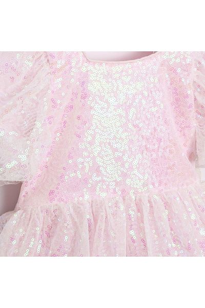 PİTABABY Hologram Sequined Sparkling Princess Dress