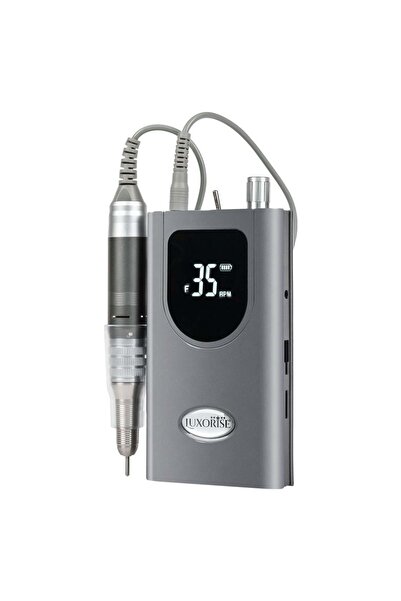 LUXORISE Pilă de unghii portabilă StarMotion PRO 35.000 RPM - LUXORISE, argin...