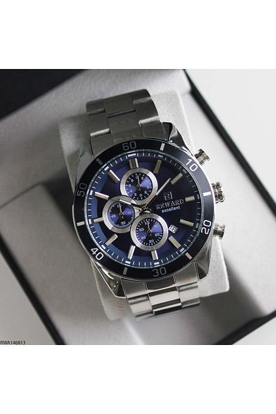 Reward Excellent Rwa146813 Silver Color Stainless Steel Men Wrist Watch
