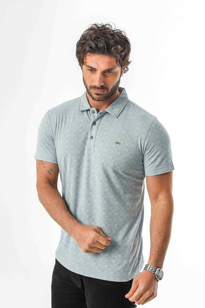 Tony Montana Polo Collar Buttoned Men's Linen T-Shirt-KT-1001