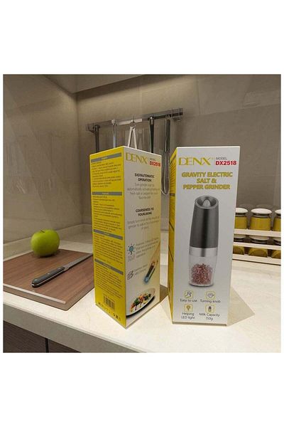 Denx مطحنة الملح والفلفل الكهربائية كرافيتي | DX2518