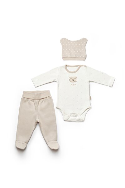 BabyCosy Organic Wear طقم حقائب أطفال بيبي كوزي للجنسين من 0-3 أشهر مع ألعاب