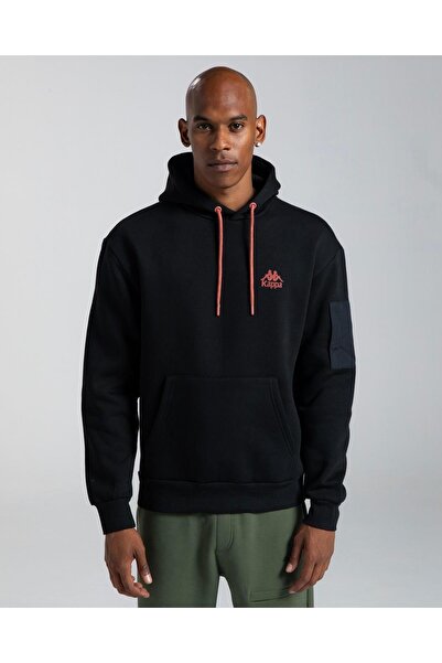 Kappa 321T1Hw005 Authentic Sewa Men's Sweatshirt Black