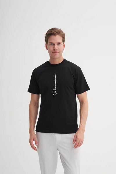 Cazador Black Men's T-Shirt 4091