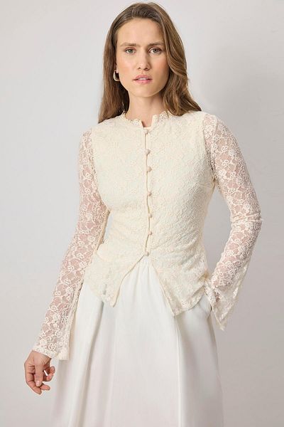 Touché Privé CĂMAȘĂ DIN ORGANZA DE DANTELĂ