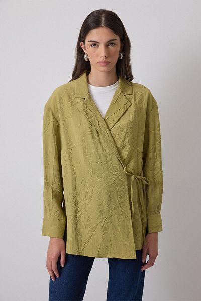 Touché Privé Textured Double Breasted Kimono