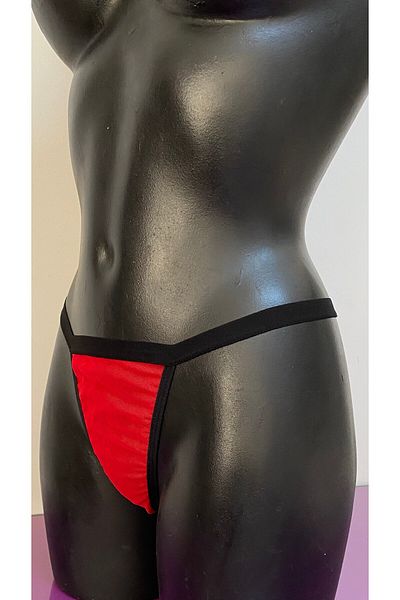 Anastasia Underwear String Thong Panties Stylish Model Designed with Tulle and Micro Fabric