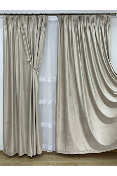 Liz Line Set doua draperii catifea, diverse culori si marimi, colectia Velvet...