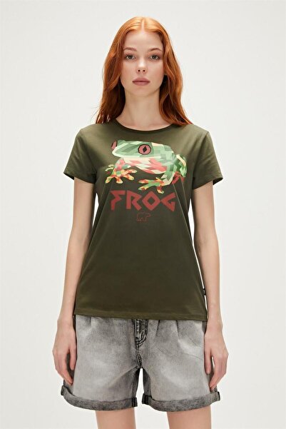 Bad Bear 23.03.07.005-c70 Frog Women's T-shirt