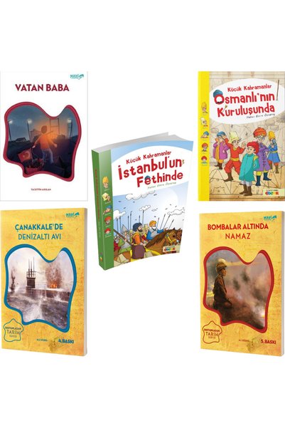 Semerkand Yayınları HISTORY READING SET FOR CHILDREN AGED 7-11 YEARS 1 - 15 BOOKS
