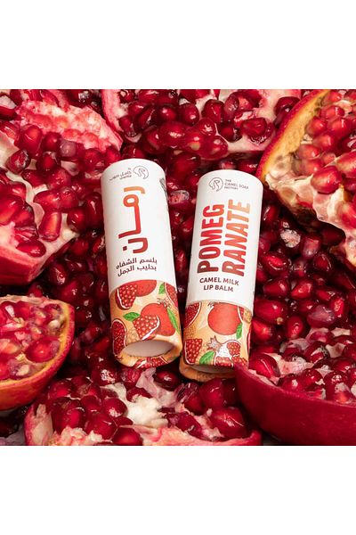 THE CAMEL SOAP Pomegranate Lip Balm With Camel Milk - The Camel Soap Factory