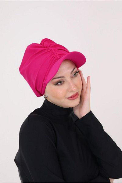 NS Tasarım Tesettür Mayo Mila Fuchsia Visor Bonnet