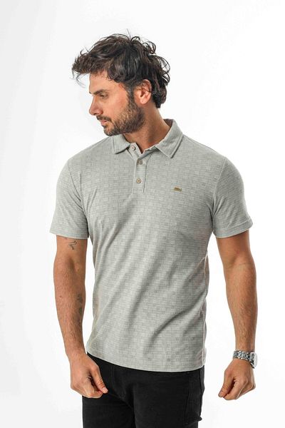 Tony Montana Polo Collar Buttoned Men's Linen T-Shirt-KT-1001