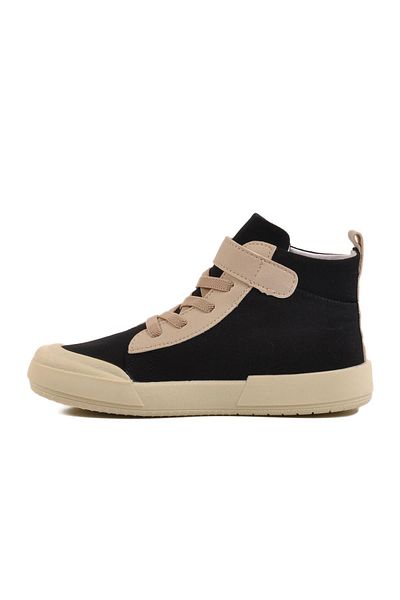 WALKWAY Black Textile Children's Casual Shoes Rocky 7465 P