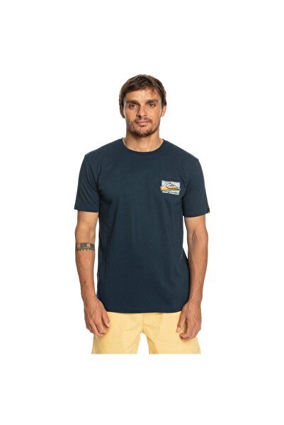 Quiksilver Eqyzt07231 Retrofade m Tees Men's T-Shirt Navy Blue
