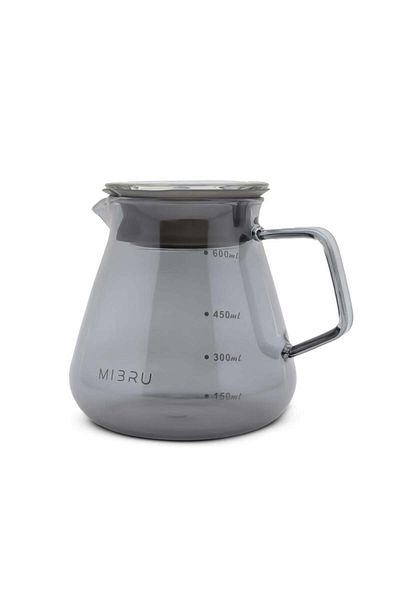 MIBRU Coffee server jug 600ML black Optimal Flavor & ElegancePreserve Heat & Enhance Taste