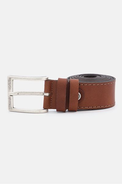 Timberland Men Leather Belt, Brown