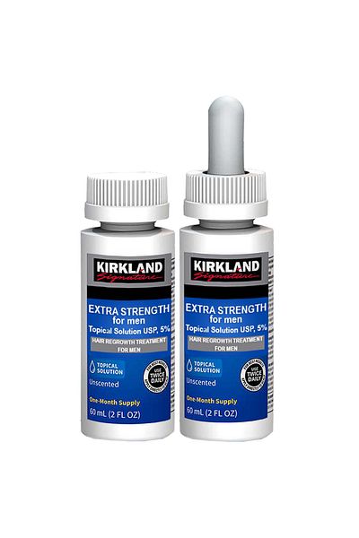 Kirkland Signature Set de tratament Kirkland, Kirkland, stimulează creșterea și oprește căderea părului, include pipetă, 2 x 60 ml