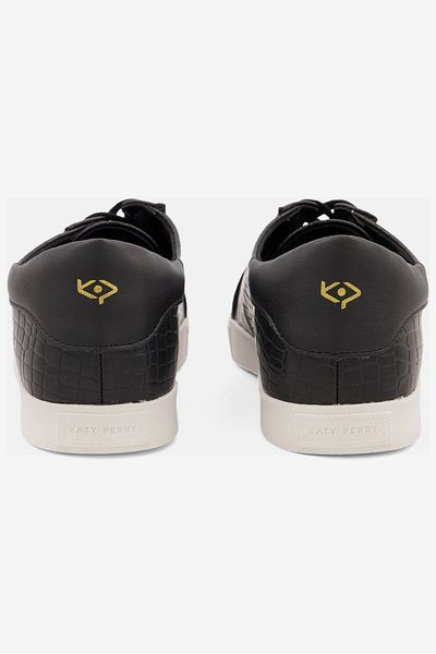 Katy Perry Women Medium Rizzo Lace Up Casual Shoes, Black