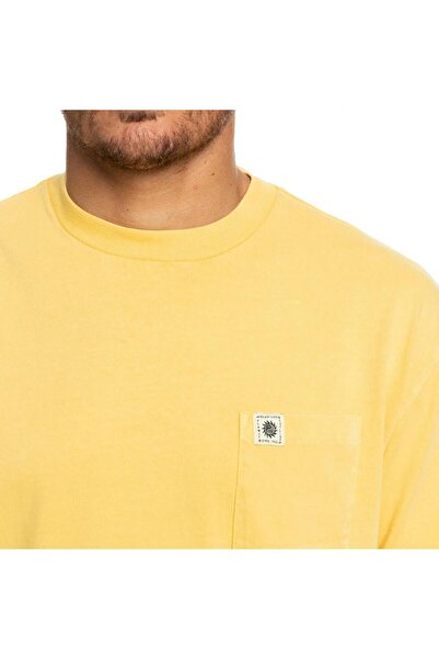 Quiksilver Eqykt04265 Naturaldye m Kttp Men's T-Shirt Yellow