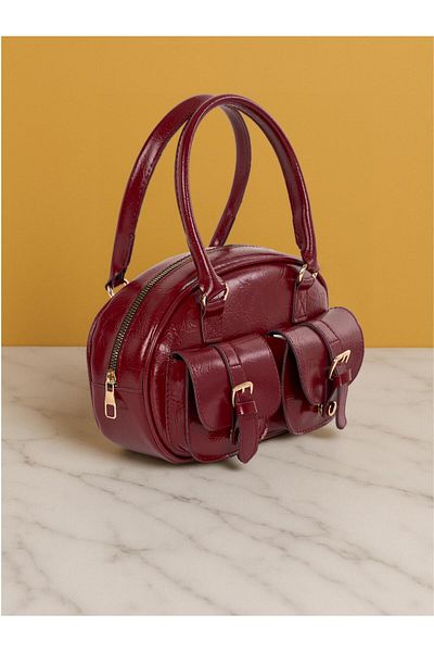 HONEY BAG Miki Double Pocket Useful Women's Hand, Arm and Shoulder Bag