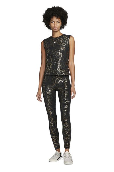 Nike W NP DF SS TOP SPARKLE women's t-shirt black