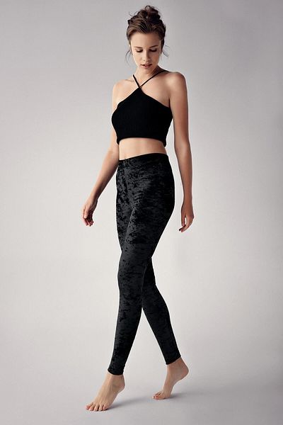 Artış Velvet Recovery Black Tights - T05