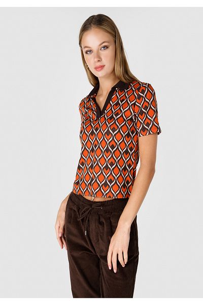 Colin's Tricou cu mânecă scurtă multicolor pentru femei Slim Fit Polo