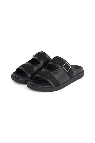 Calvin Klein Erkek DOUBLE STRAP W/ BUCKLE LOGO Sandalet