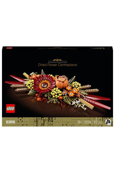 LEGO Icons Dried Flower Centrepiece 10314 Building Kit 812 Pieces
