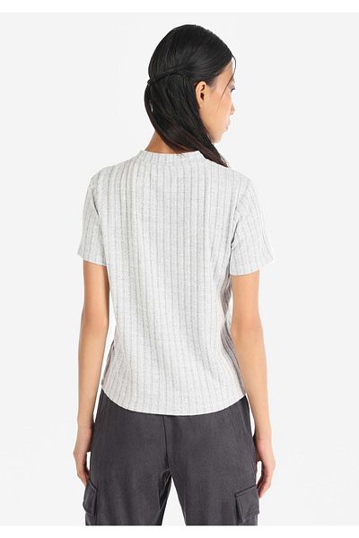 Colin's Regular Fit Round Neck Women's Gray Short Sleeve T-Shirt