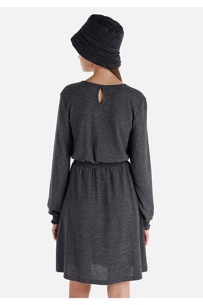 Colin's Regular Fit Women's Anthracite Short Sleeve Dress