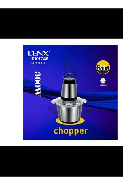 Denx DX1747- مفرمة لحم متعددة الوظائف سعة 3 لتر