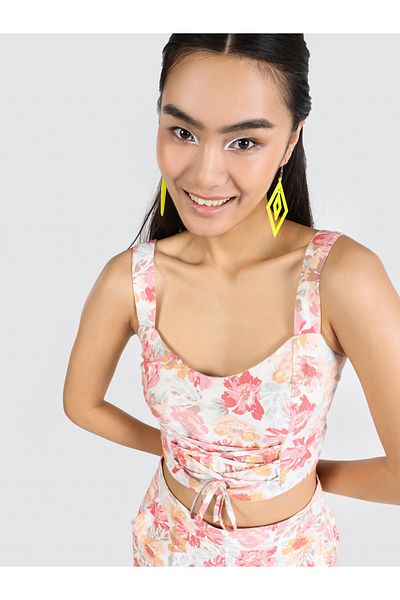 Colin's Cămașă fără mâneci multicoloră pentru femei, cu decolteu în V, slim fit