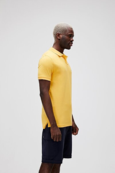 Bad Bear 21.01.07.043-C25 Pure Men's Polo T-Shirt Yellow