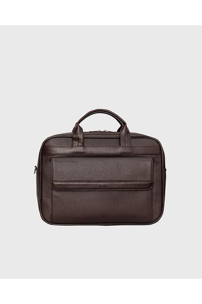 Alone Vegan Leather Briefcase with Laptop Compartment 16" & 17" 1017 Unisex