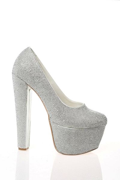 PayBuy Women's Fashion Stylish Gold Full Stone High Heel Heels Wedding Engagement Night Evening Dress Shoes